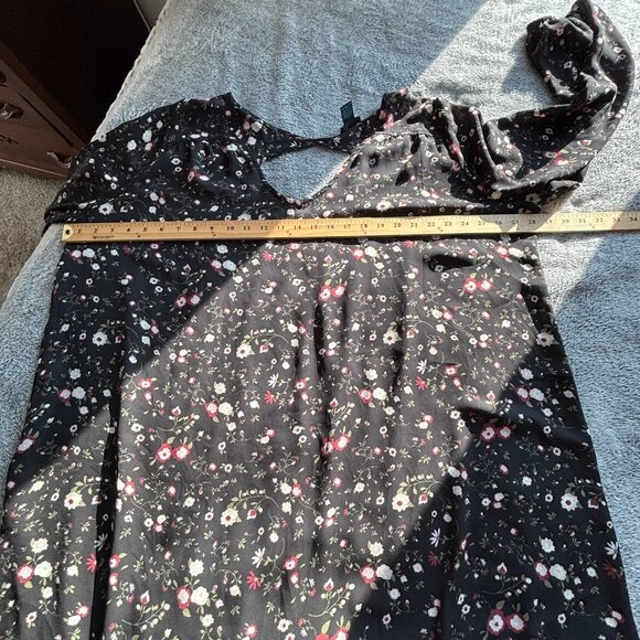 Rue Plus Dress Womens Size 3X Floral Whimsigoth Lightweight Boho Western 18754 - Picture 4 of 8